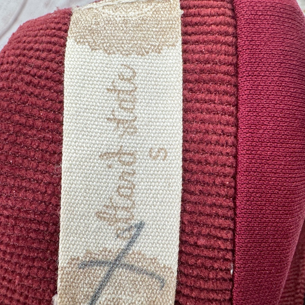 Altard State Colorblock Corduroy Mini Skirt Small Black Burgundy Mustard Cream - Picture 8 of 10